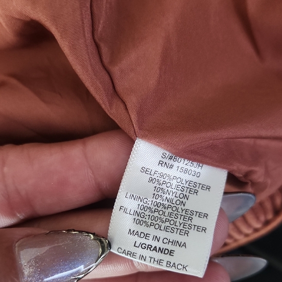 Love Tree Warm Brown Corduroy Jacket - Picture 3 of 4